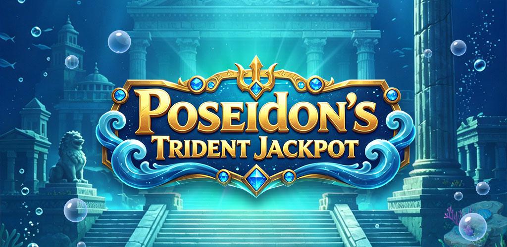 Poseidon's Trident Jackpot artwork showing an underwater temple and the game's title